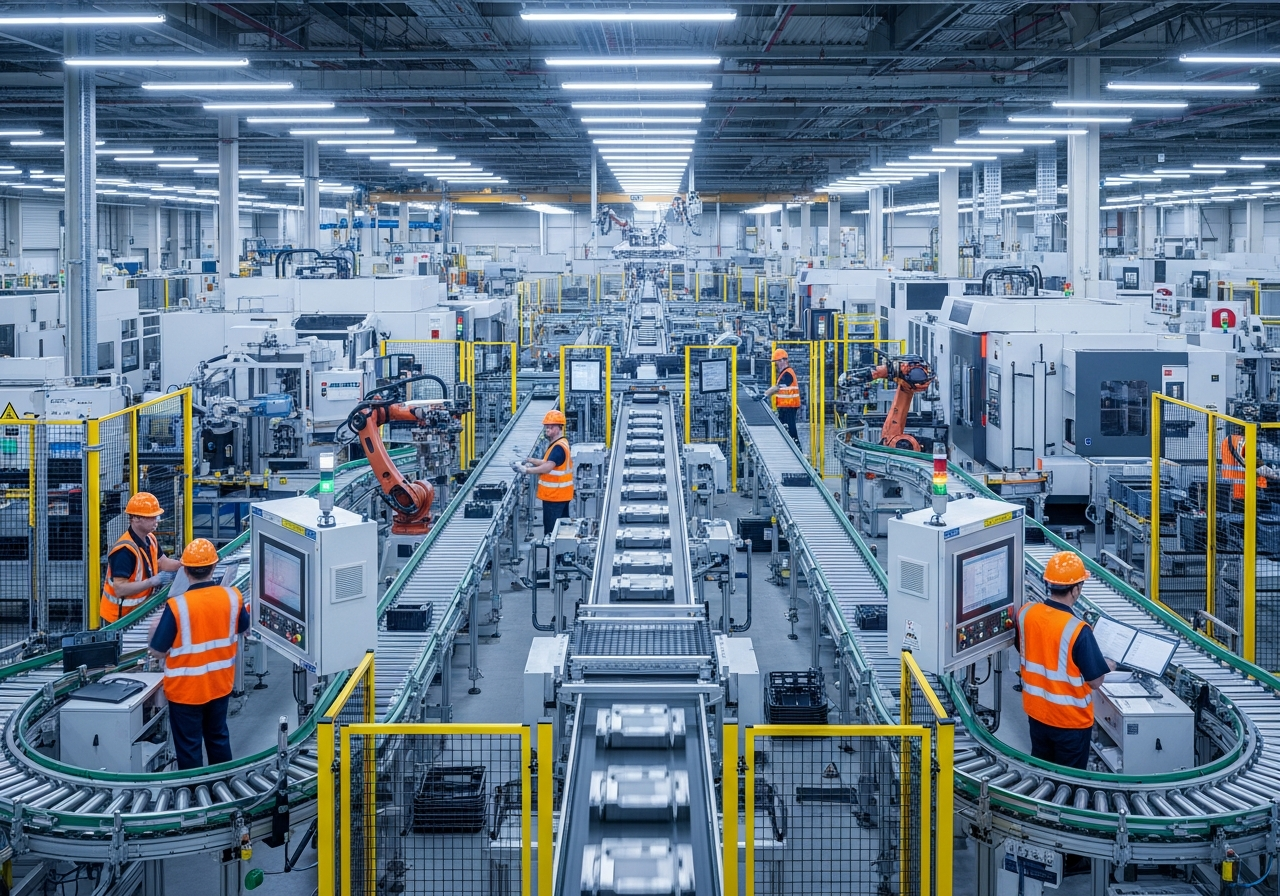 Workers on site